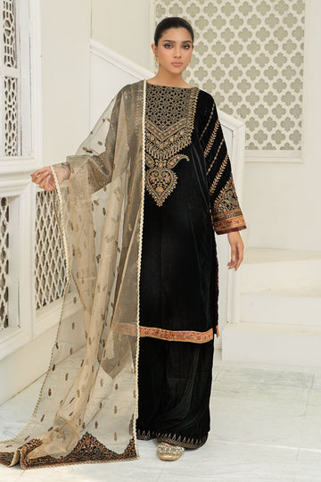 Maria B Suit Black SF-W22-07 Evening Wear Formal Wear 2022 Online Shopping